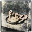 John - A head of a pig